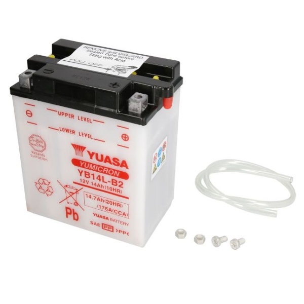 Baterie Moto Yuasa 12V 14.7Ah 175.0A YB14L-B2